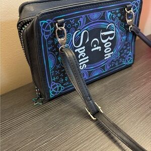 Black and Blue Book of Spells Bag